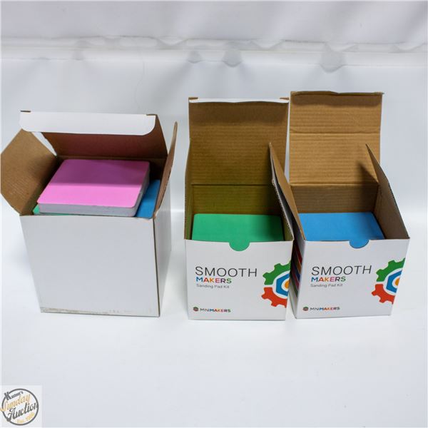 3 BOXES SANDING KITS