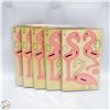 Image 1 : 5 WOODEN 3D PINK FLAMINGO MODEL KITS