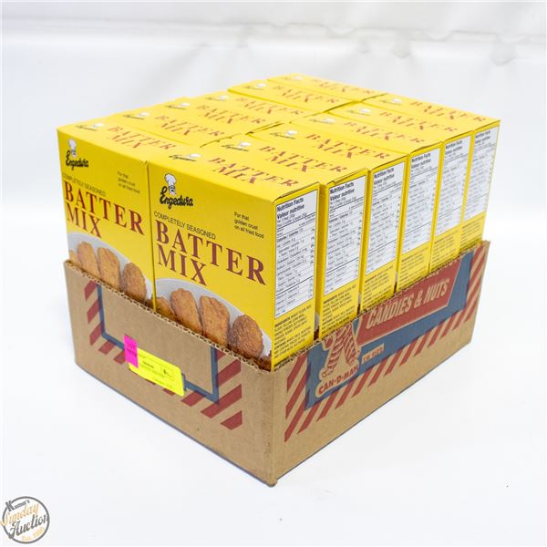 12 BOXES CHICKEN AND FISH BATTER