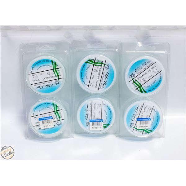 6X110 YARDS MONOFILAMENT FISHING LINE 17LB TEST