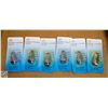 Image 1 : 6 X 307-45 BLUE/SILVER SCALE FISHING LURES