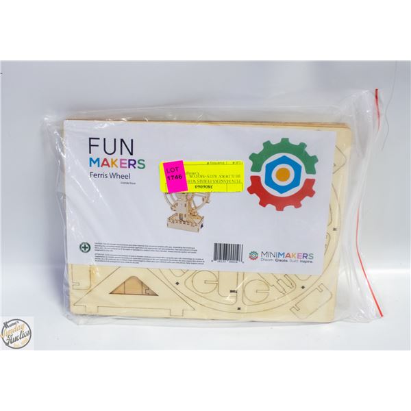 FUN MAKERS FERRIS WHEEL BUILDERS’ KITS+MOTOR