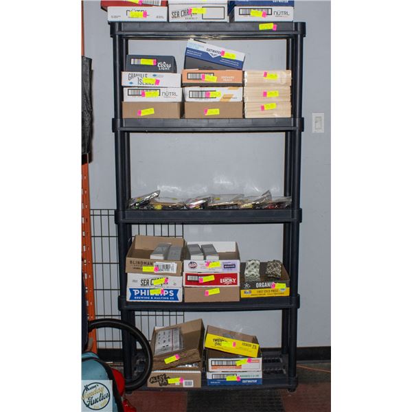 UTILITY STORAGE 4 TIER SHELVING UNIT 73" X 36" X