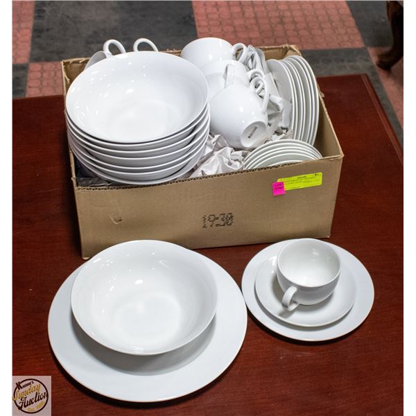 WHITE PORCELAIN "MAXWELL WILLIAMS" DISHES- LOT
