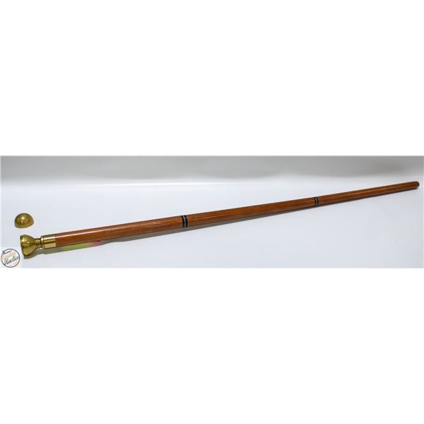 ESTATE OLD CANE 35.5" LONG WITH HIDDEN COMPASS