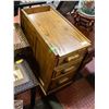 Image 1 : OAK 3 DRAWER FILING CABINET