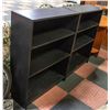 Image 1 : BOOK CASE- 4 SHELF- BLACK- LOT OF 2