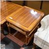 Image 1 : MAHOGANY COFFEE TABLE- 34" X 34" X 16"- MADE IN