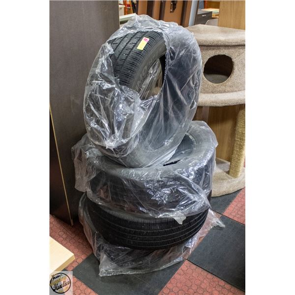 4 HANKOOK OPTIMO P235/55/R15 TIRES-SOME DRY ROT IN