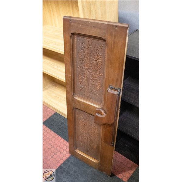 CARVED WOODEN PANEL 42"L X 15 1/2"H