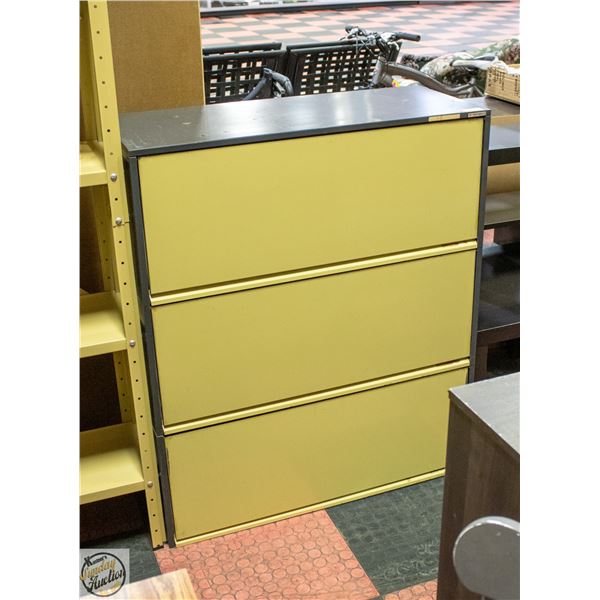 METAL LATERAL FILING CABINET- 43" X 36" X 16"