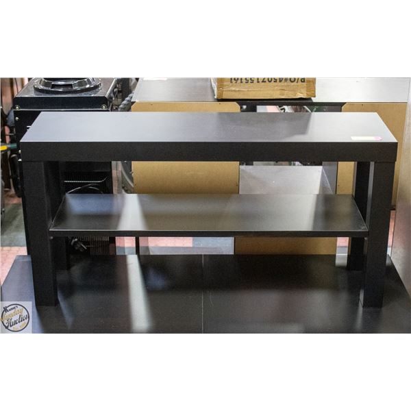 IKEA "LACK" BLACK SIDE TABLE- 35" X 18" X 10"
