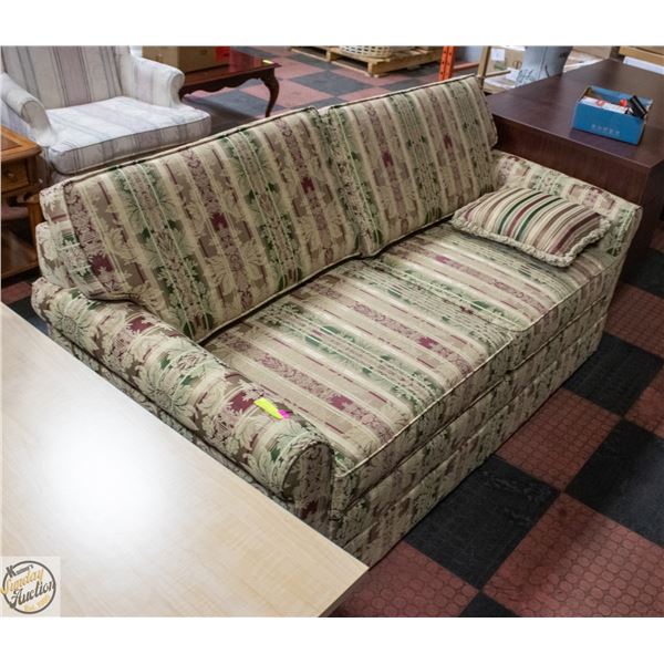 BIRCH WOOD LOVESEAT SOFA BED