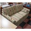 Image 1 : BIRCH WOOD LOVESEAT SOFA BED