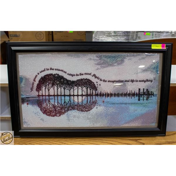 GUITAR REFLECTIONS DIAMOND ART