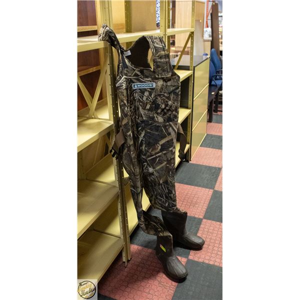 NEOPRENE CHEST WADDER REAL TREE MENS SIZE 11