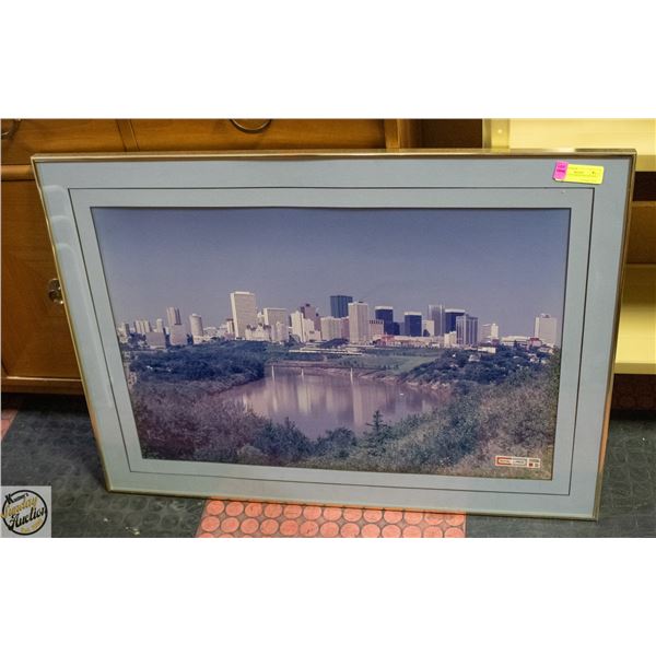 PICTURE OF EDMONTON SKYLINE 26"X 36"
