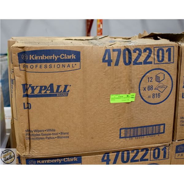 CASE OF KIMBERLY CLARK WYPALL WIPERS