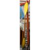 Image 1 : VINTAGE HANDMADE WOODEN 2 SIDED KAYAK PADDLE L-78"