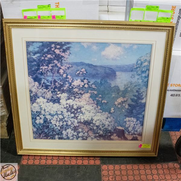 LG FRAMED PRINT 32.5X34.75"