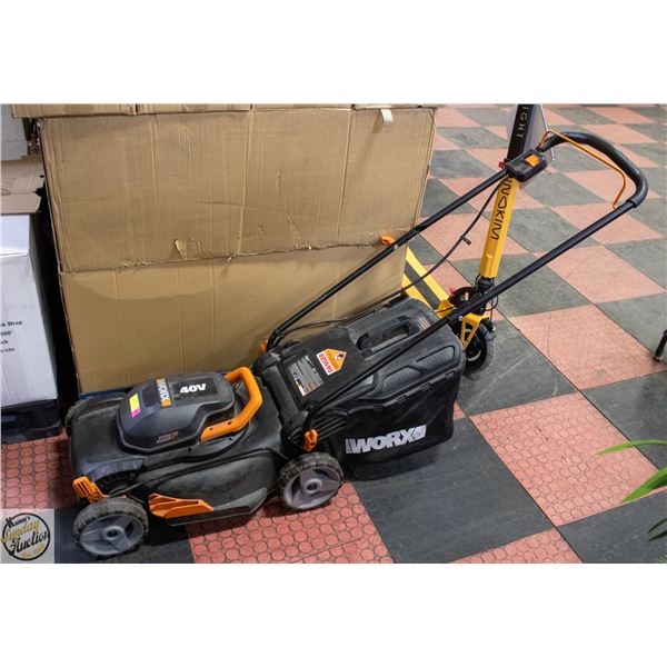 WORX 2-IN-1 2X20V BATTERY CORDLESS