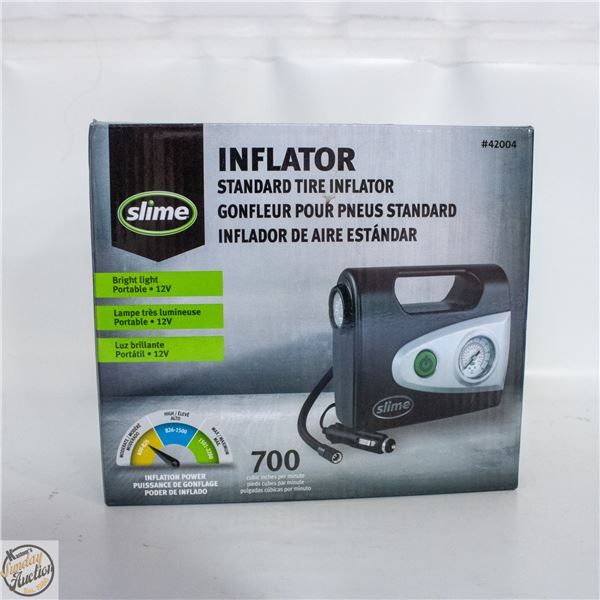 NEW SLIME STANDARD TIRE INFLATOR WITH WORK