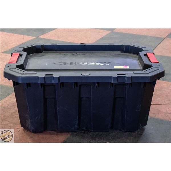 HUSKY 56L LATCH & STACK TOTE