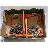 Image 1 : FLAT WITH TWO RATCHETING SCREW CHAIN
