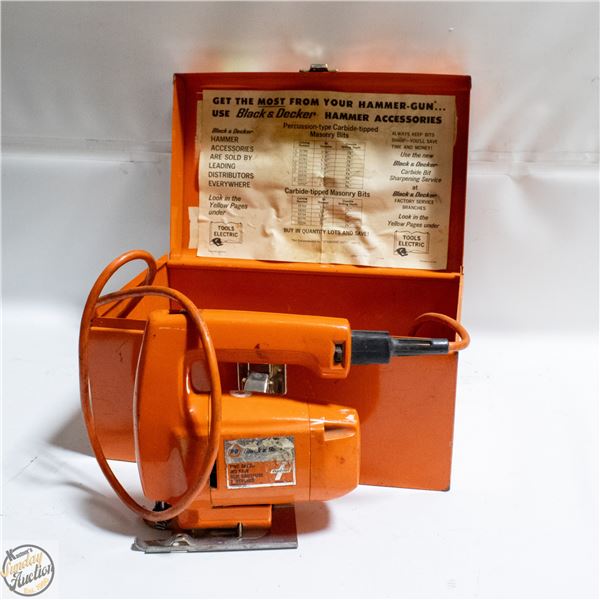 BLACK & DECKER ORANGE TOOL BOX