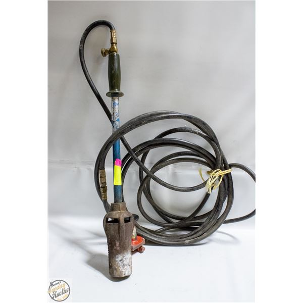 PROPANE TIGER TORCH WITH A LONG HOSE