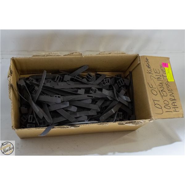 LOT OF 100 KUBOTA ENGINE HARNESS TIES