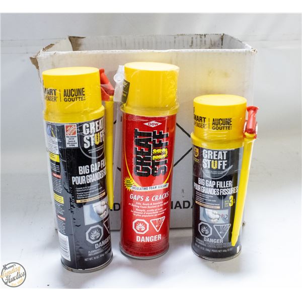 LOT OF INSULATION SPRAY