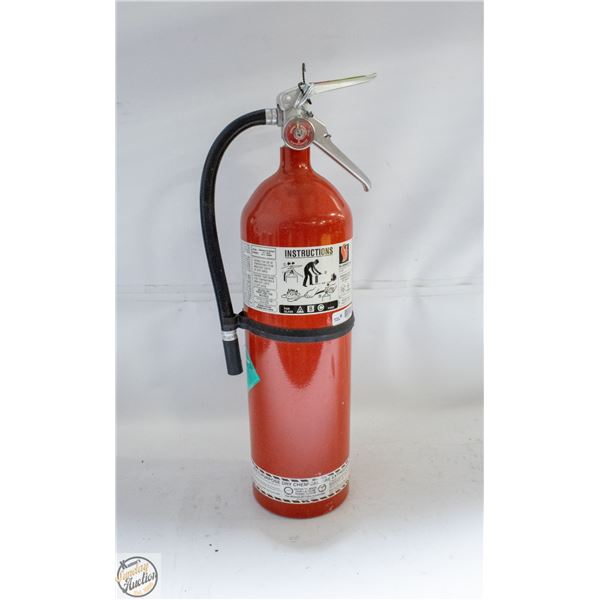 FULLY CHARGED 10 LB FIRE EXTINGUISHER