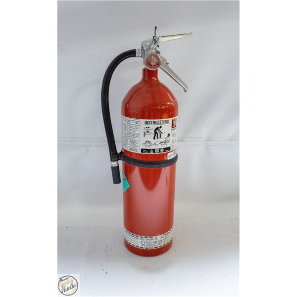FULLY CHARGED 10 LB FIRE EXTINGUISHER