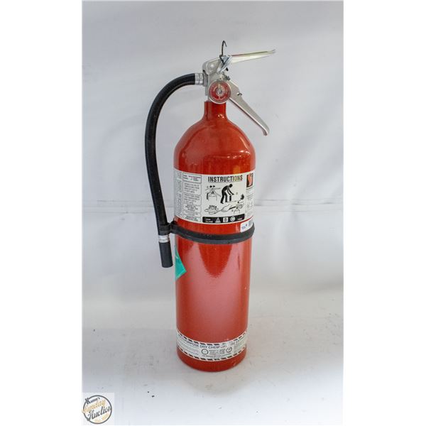 FULLY CHARGED 10 LB FIRE EXTINGUISHER