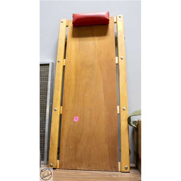 WOOD FRAME MECHANICS CREEPER WITH STEEL 360