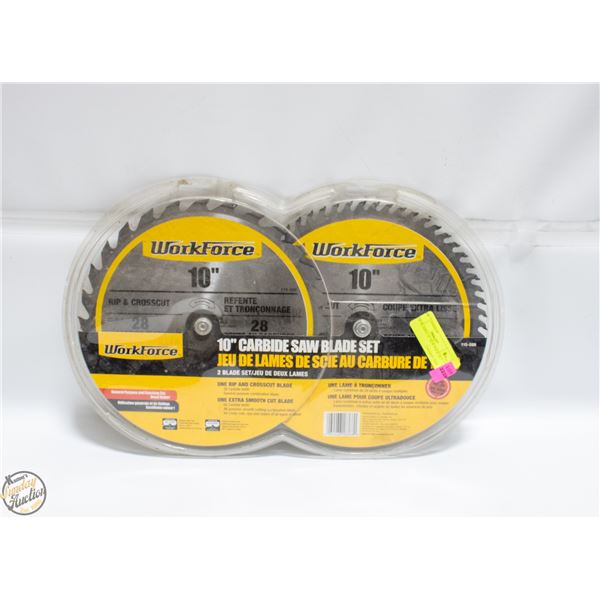 SAW BLADES 10" NEW PACK OF 3