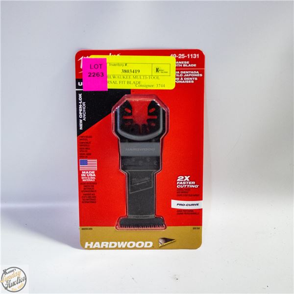 NEW MILWAUKEE MULTI-TOOL UNIVERSAL FIT BLADE