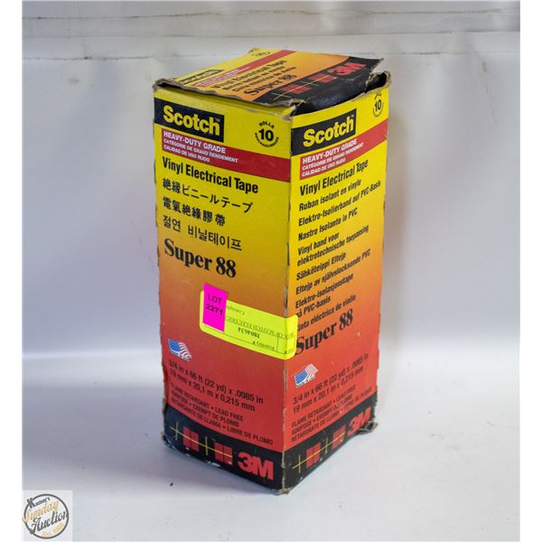 BOX OF SCOTCH ELECTRICAL TAPE