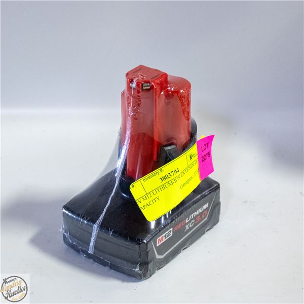 12V M12 LITHIUM-ION EXTENDED CAPACITY