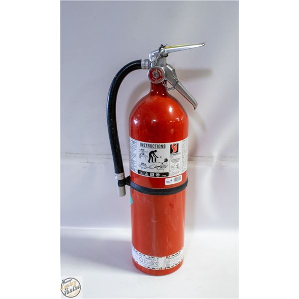 FULLY CHARGED 10 LB FIRE EXTINGUISHER