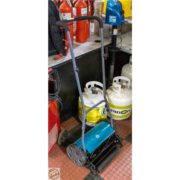 YARDWORKS CONTACT FREE REEL MOWER