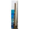Image 1 : PAIR OF ADULT ANTIQUE WOOD SKI 8FT CANADIAN MADE