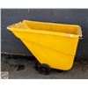 Image 1 : TILT TRUCK 16CU/FT YELLOW APRROX 600LB CAPACITY