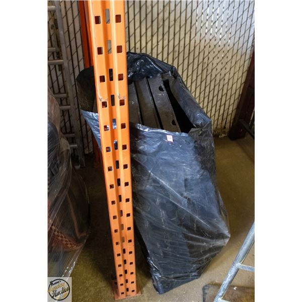 BLACK PLASTIC SHELF