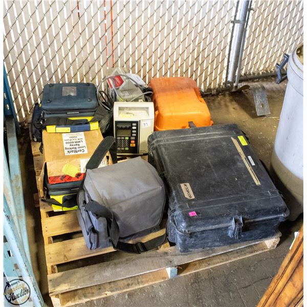 PALLET OF MEDICAL ITEMS AND CASES