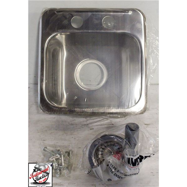 NEW KINDRED STAINLESS STEEL DROP-IN SINK