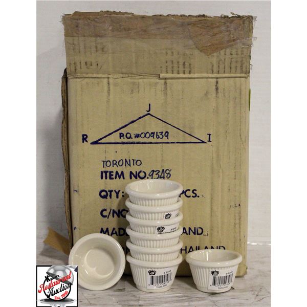 60 JOHNSON ROSE 1.5 OZ WHITE RAMEKIN