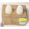 Image 1 : 12 NEW WHITE SALT & PEPPER SHAKERS