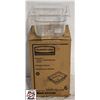Image 1 : NEW CASE OF 6 RUBBERMAID 1/6 SIZE 4" DEEP POLY